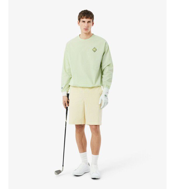 LACOSTE「ウルトラドライシ アサッカーゴルフプルオーバーシャツ」|スウェット・ジャージ|