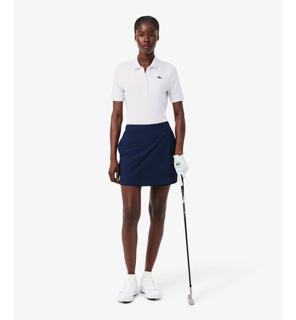 LACOSTE「UVカット スリムフィットUVプロテクトウルトラドライゴルフポロシャツ」|ポロシャツ|