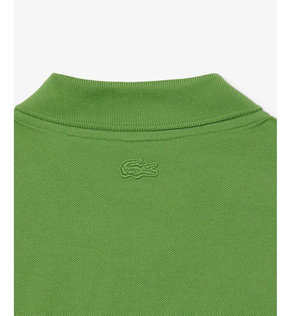 LACOSTE「テニスコートエンブロイダリー鹿の子地ポロシャツ」|ポロシャツ|