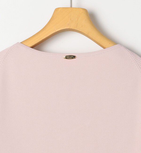 NOLLEY'S sophi「《手洗い可能》カシュクール風5分袖プルオーバーニット」|ニット・セーター|