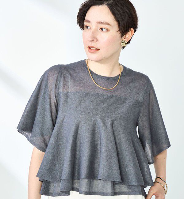 NOLLEY'S sophi「シアーティアードプルオーバーニット」|ニット・セーター|