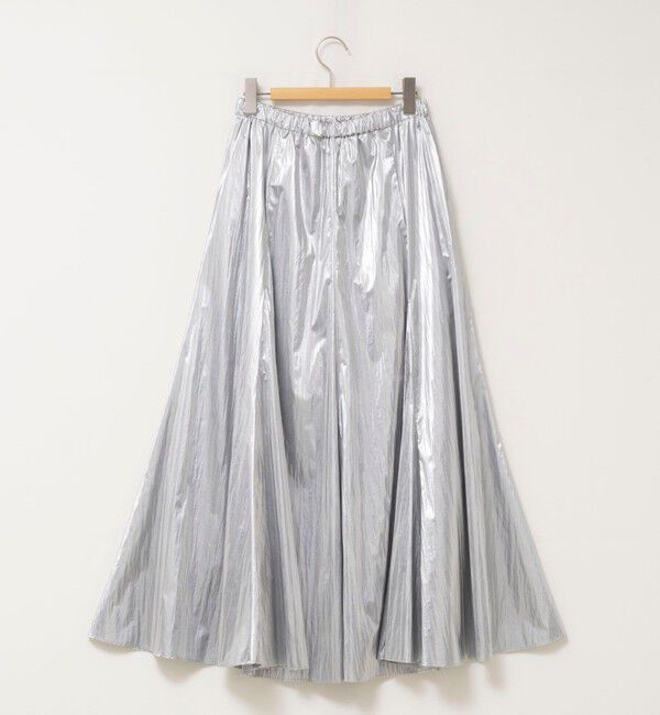NOLLEY'S「45th limited editionウォッシャブルメタリックマチ入りマキシスカート」|スカート|