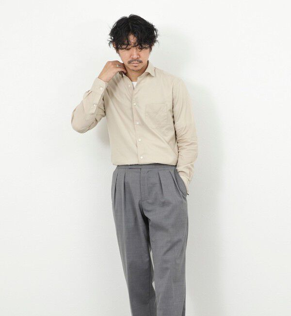 NOLLEY'S goodman「《ビジカジ対応》カッタウェイシャツ 26SS」|シャツ・ブラウス|