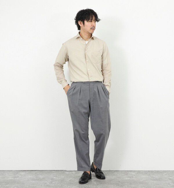 NOLLEY'S goodman「《ビジカジ対応》カッタウェイシャツ 26SS」|シャツ・ブラウス|