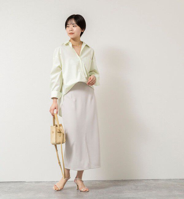 NOLLEY'S sophi「《セットアップ対応》ウォッシャブルライトダンボール2WAYタイトスカート」|タイト|