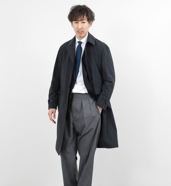 NOLLEY'S goodman「《ビジカジ対応》【ダントツ撥水】ステンカラーコート 26SS」|ステンカラーコート|