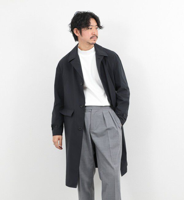 NOLLEY'S goodman「《ビジカジ対応》【ダントツ撥水】ステンカラーコート 26SS」|ステンカラーコート|