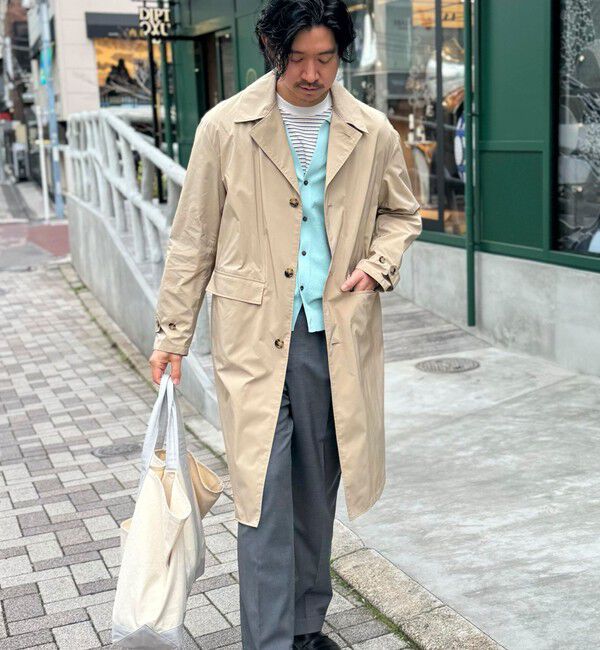 NOLLEY'S goodman「《ビジカジ対応》【ダントツ撥水】ステンカラーコート 26SS」|ステンカラーコート|