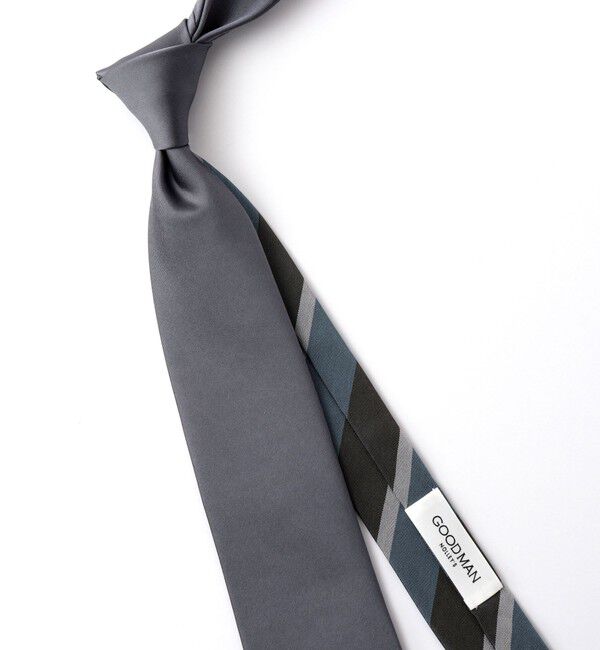 NOLLEY'S goodman「クレリックトウキョウソリッド 26SSコレクション」|ネクタイ・蝶ネクタイ|ミディアムグレー