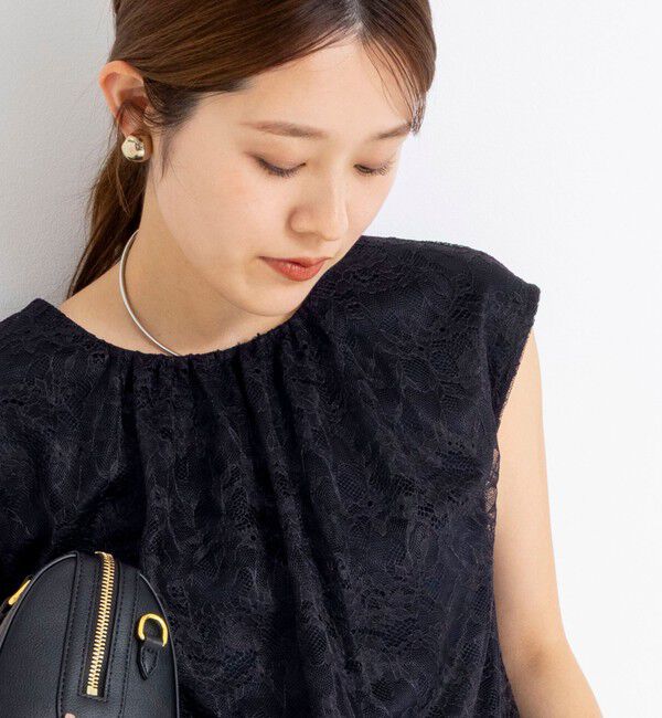 NOLLEY'S「ウォッシャブルレースレイヤードブラウス」|シャツ・ブラウス|