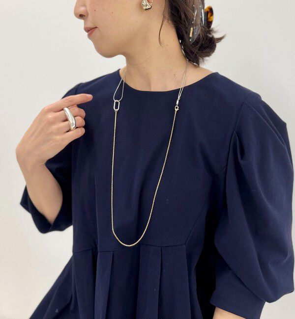 grace grace「【grace grace/グラスグラス】アシメMIXネックレス」|ネックレス|