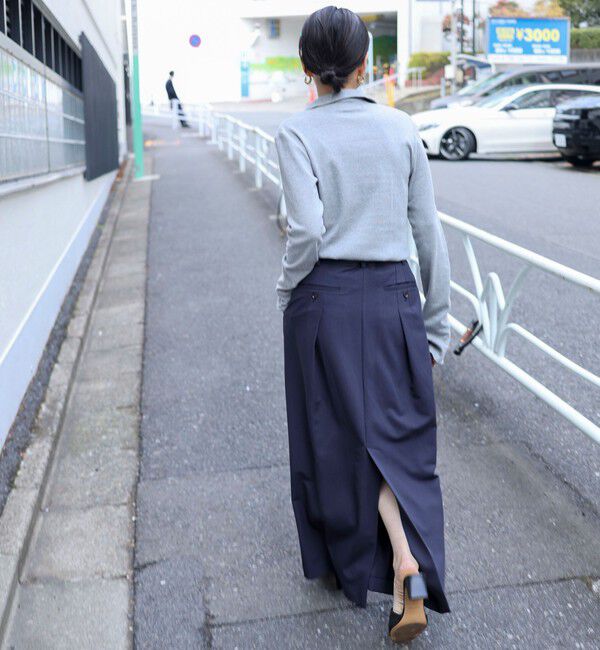 MAQWEL「【MAQWEL/マクウェル】COTTON RIBハーフジッププルオーバー」|Tシャツ・カットソー|