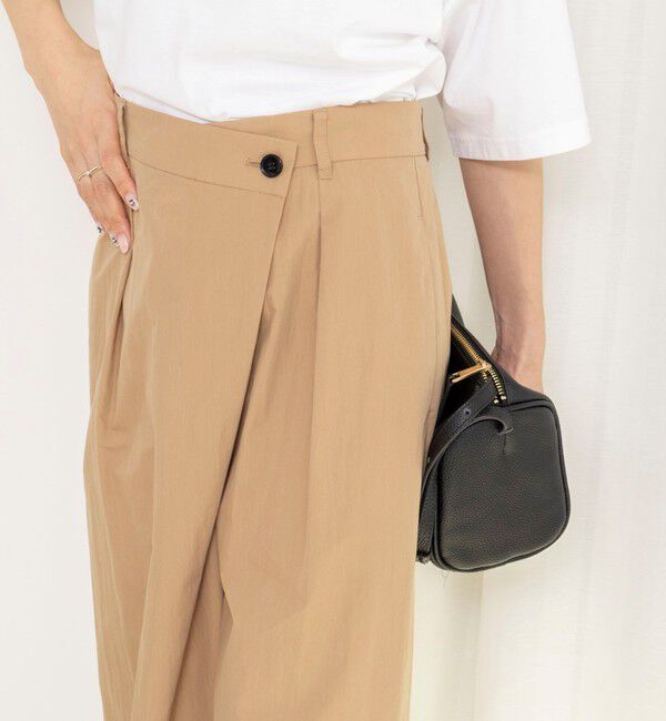 NOLLEY'S「【一部WEB限定サイズ】ウォッシャブル撥水ワイドラップパンツ」|その他|