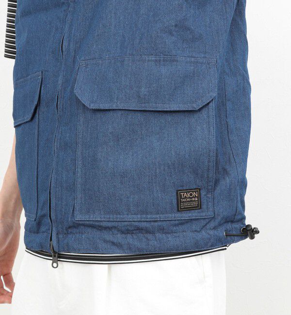 NOLLEY'S goodman「【TAION/タイオン】NON DOWN MILITARY R/S HI NECK VEST 26SS」|ベスト・ジレ|