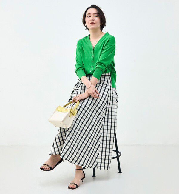 NOLLEY'S「【一部WEB限定カラー】《手洗い可能》エアリータッチゆったりVネックカーディガン」|カーディガン|