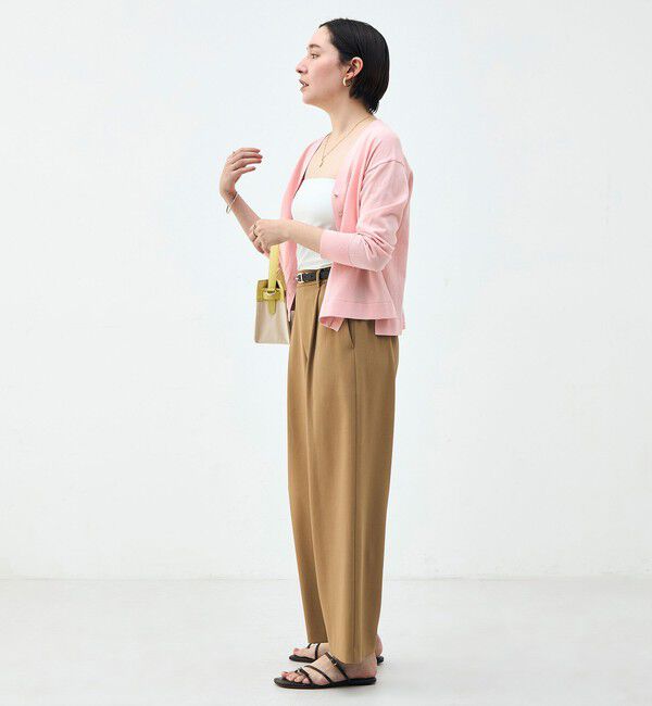 NOLLEY'S「【一部WEB限定カラー】《手洗い可能》エアリータッチゆったりVネックカーディガン」|カーディガン|