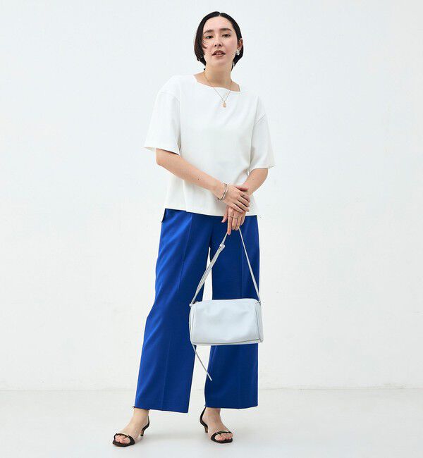 NOLLEY'S「《セットアップ対応》ウォッシャブルイージーツイルTブラウス」|シャツ・ブラウス|