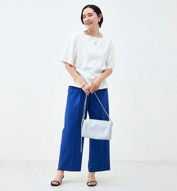 NOLLEY'S「《セットアップ対応》ウォッシャブルイージーツイルTブラウス」|シャツ・ブラウス|