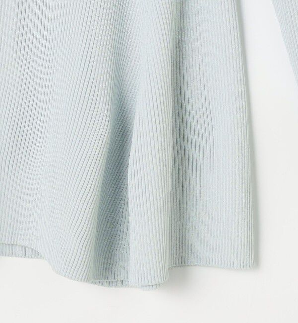 NOLLEY'S sophi「《手洗い可能》リブフレアスキッパーポロ襟カーディガン」|カーディガン|