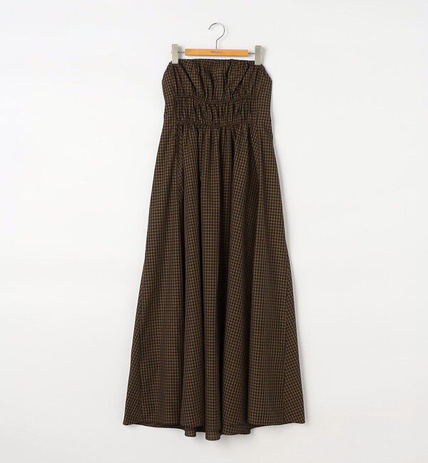 NOLLEY'S「ウォッシャブル2WAYギャザーキャミワンピース」|ワンピース|