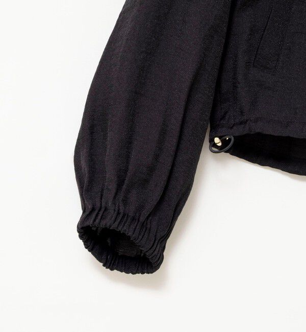 NOLLEY'S「ウォッシャブルシアージップアップブルゾン」|ブルゾン・スタジャン|