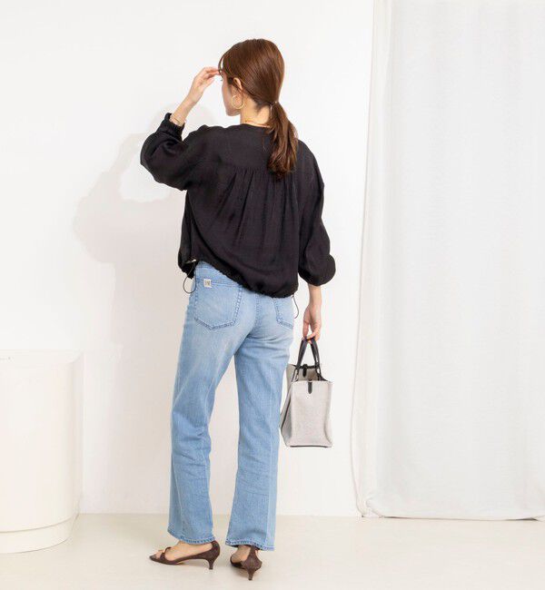 NOLLEY'S「ウォッシャブルシアージップアップブルゾン」|ブルゾン・スタジャン|