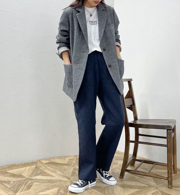 fredy emue「【GEVACO/ゲバコ】ウールライクイージーパンツ」|チノ|