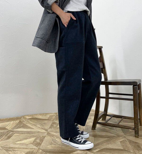 fredy emue「【GEVACO/ゲバコ】ウールライクイージーパンツ」|チノ|