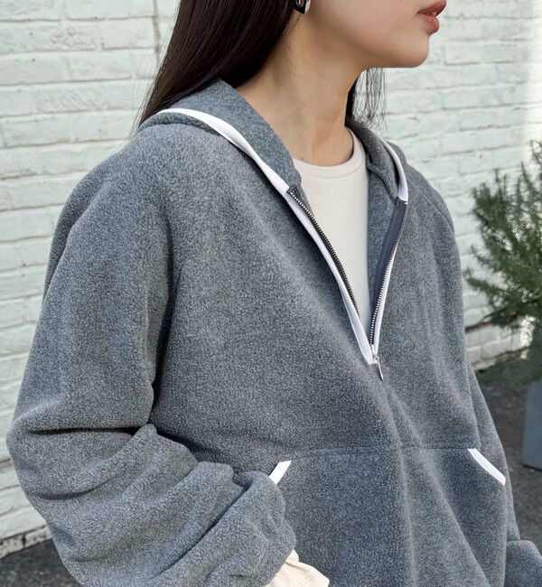 fredy emue「フード付きフリースアノラック」|スウェット・ジャージ|