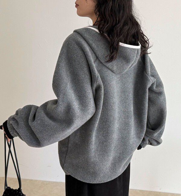 fredy emue「フード付きフリースアノラック」|スウェット・ジャージ|