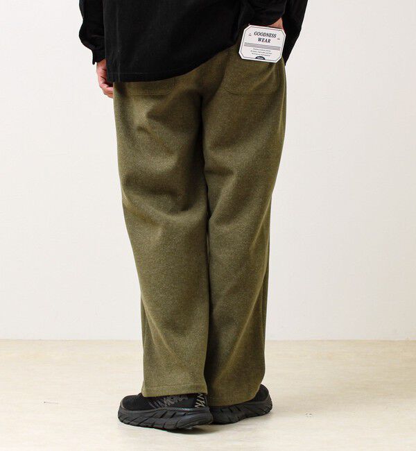 GLOSTER「【GOODNESS WEAR】リラックスメルトンパンツ」|チノ|