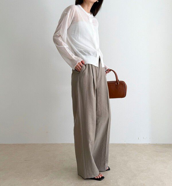 fredy emue「接触冷感イージースラックス」|スラックス|