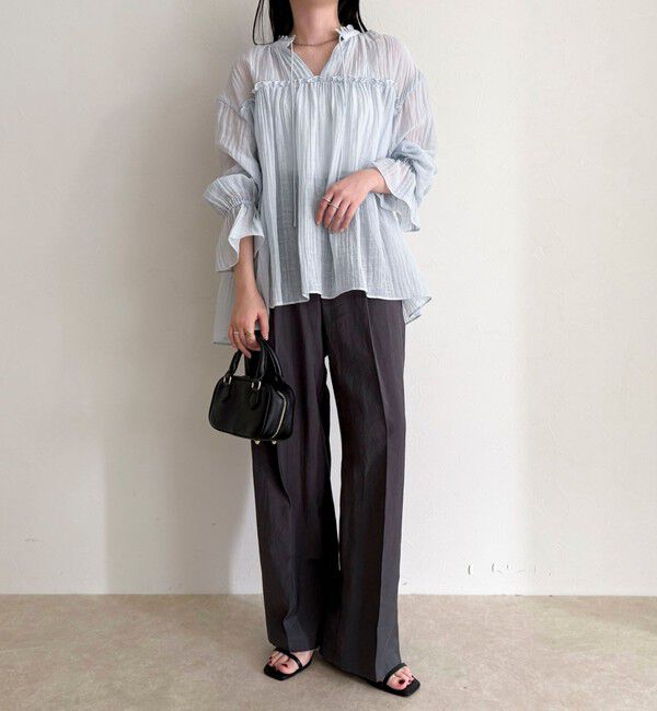 fredy emue「接触冷感イージースラックス」|スラックス|