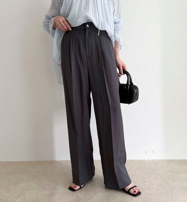 fredy emue「接触冷感イージースラックス」|スラックス|