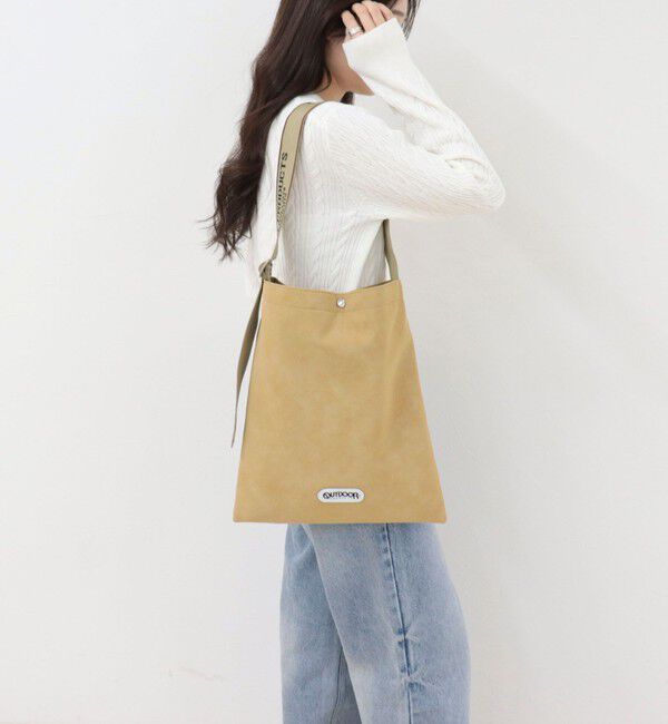 fredy emue「【OUTDOOR PRODUCTS 】ジャガードロゴテープワンショルトートバッグ」|トートバッグ|