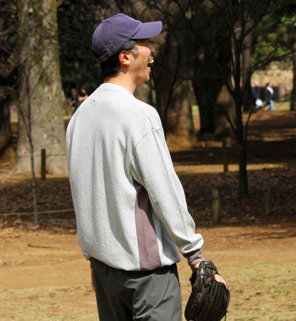 GLOSTER「【一枚でサマになる】ブークレ配色ラインプルオーバー」|Tシャツ・カットソー|