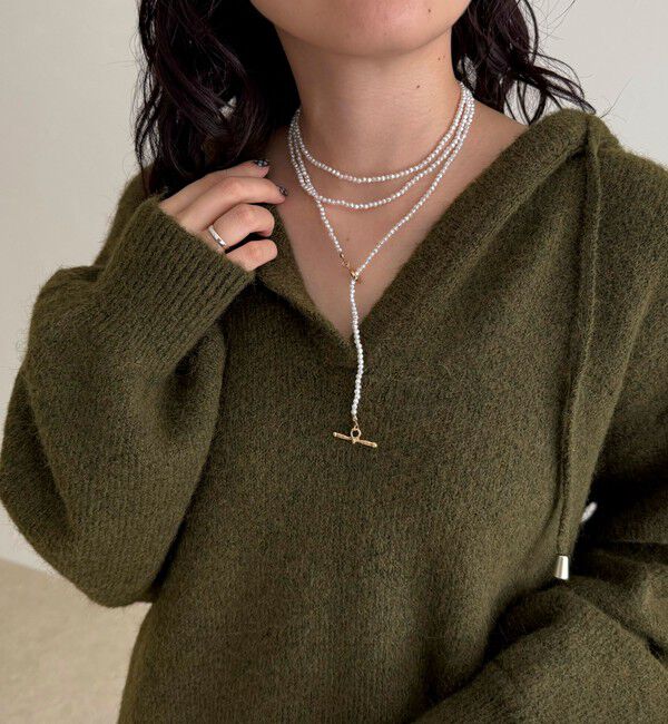 fredy emue「小粒ビーズマンテルマルチネックレス」|ネックレス|