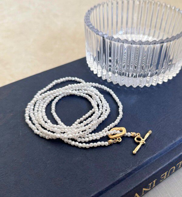 fredy emue「小粒ビーズマンテルマルチネックレス」|ネックレス|