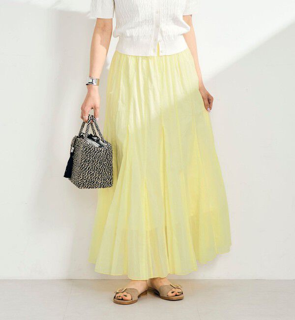 fredy emue「COTTONマチ付きギャザースカート」|スカート|