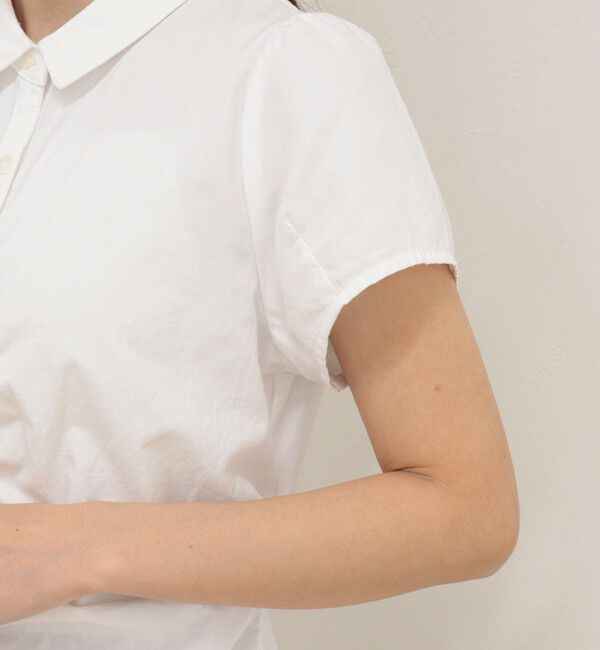 fredy emue「フロントギャザーちび袖ブラウス」|シャツ・ブラウス|