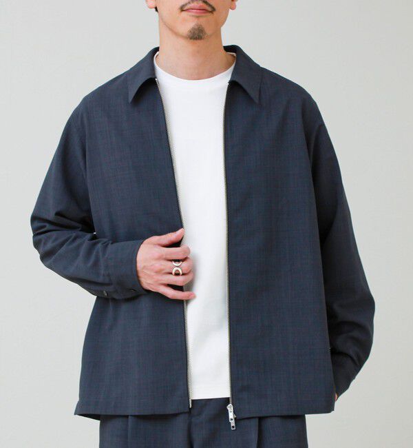 GLOSTER「【抗菌防臭/ビジカジ対応】ポンチ素材 ジャケＴ」|Tシャツ・カットソー|