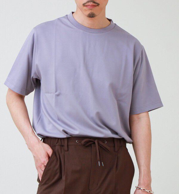 GLOSTER「【抗菌防臭/ビジカジ対応】ポンチ素材 ジャケＴ」|Tシャツ・カットソー|