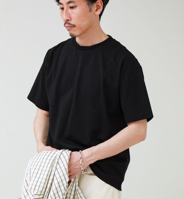 GLOSTER「【抗菌防臭/ビジカジ対応】ポンチ素材 ジャケＴ」|Tシャツ・カットソー|