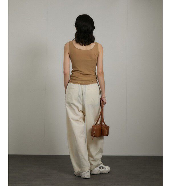 SALON adam et rope'「シアーコントラストカップ付きタンク」|タンクトップ|