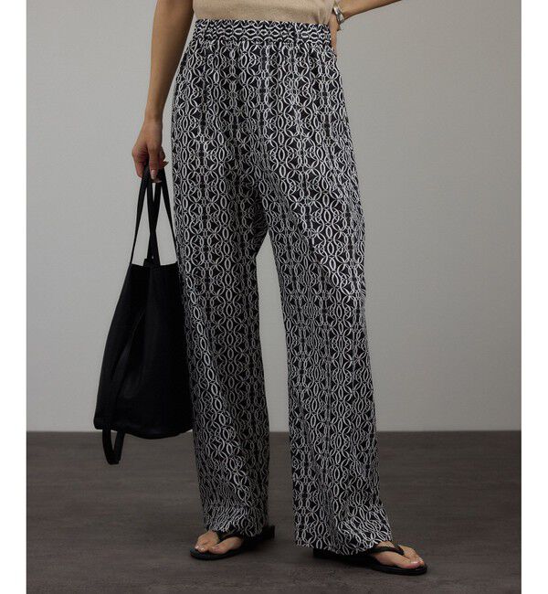 SALON adam et rope'「リバティイージーパンツ」|チノ|