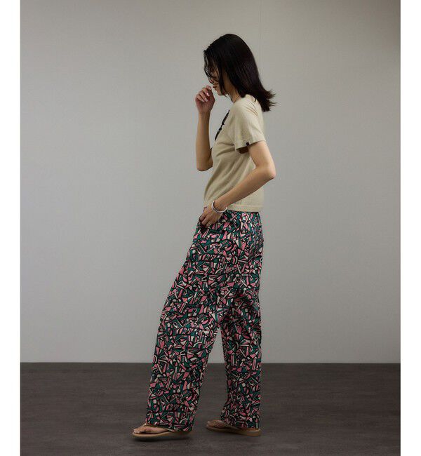 SALON adam et rope'「リバティイージーパンツ」|チノ|