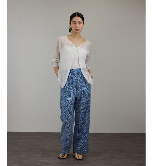 SALON adam et rope'「リバティイージーパンツ」|チノ|