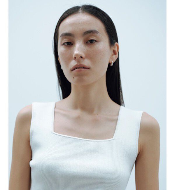 SALON adam et rope'「シルクリブタンクトップ」|タンクトップ|オフホワイト(15)