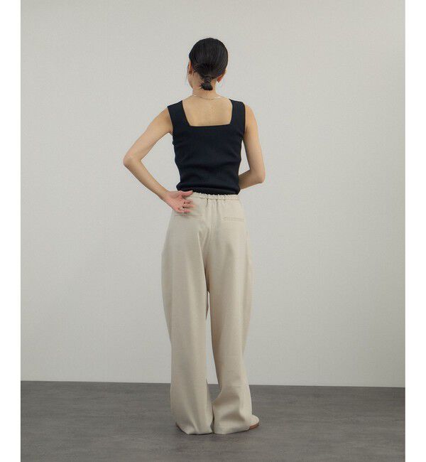 SALON adam et rope'「シルクリブタンクトップ」|タンクトップ|