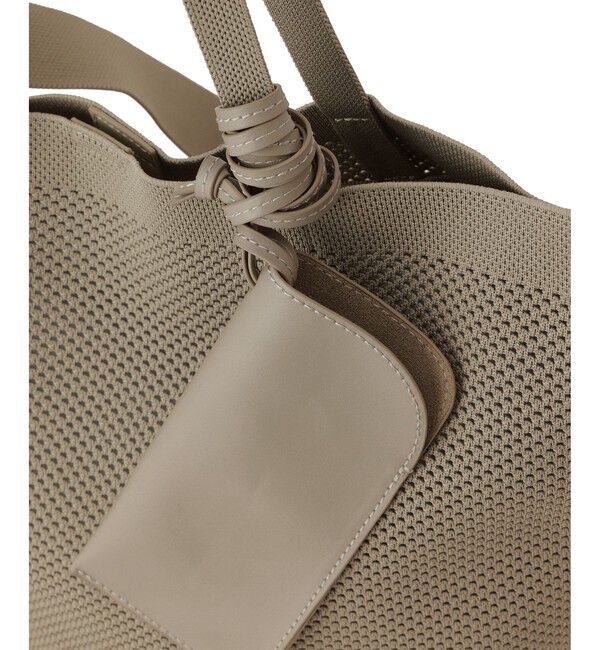 SALON adam et rope'「【WEB限定】2WAYニットジャガードトート / 軽量」|トートバッグ|